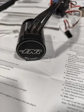 Combo Motor Eléctrico y Variador ESC