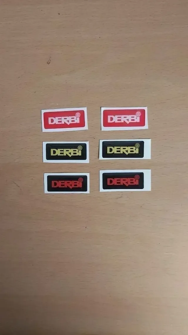 Juego de resina con relieve para chasis Derbi