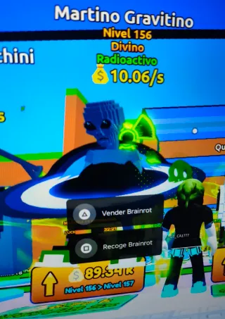 Martino Gravitino Nivel 156 Divino, Roblox