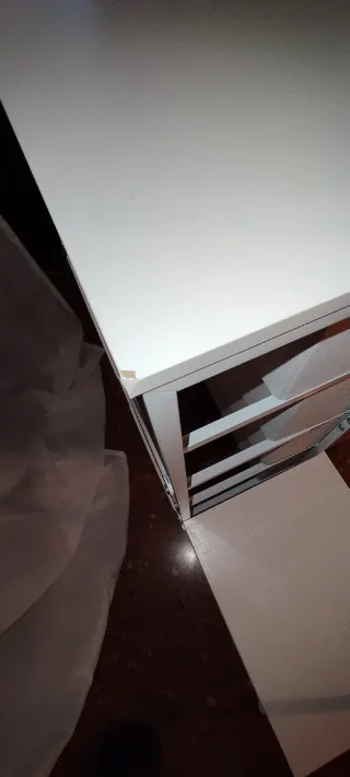 Mueble Blanco 3 en 1 con Colgador