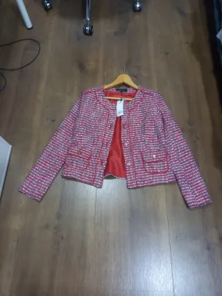 Chaqueta ANTEA Mujer Roja y Blanca