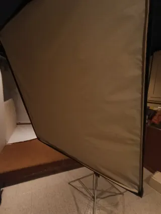 Flash y equipo de estudio fotográfico