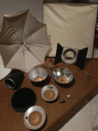 Flash y equipo de estudio fotográfico