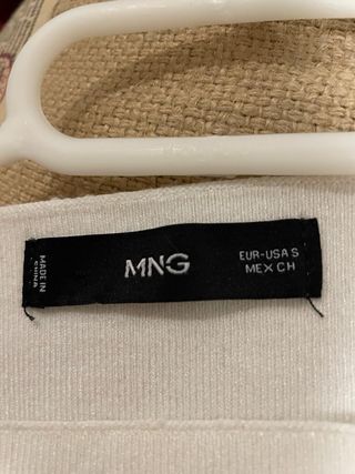 Jersey Mango rayas blanco y negro Talla S