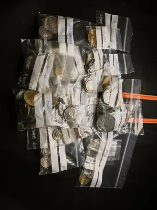 Lote de monedas del mundo