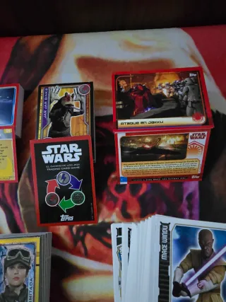 Cartas Star Wars Varios Álbumes