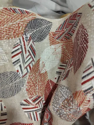 Telas de loneta con estampado floral