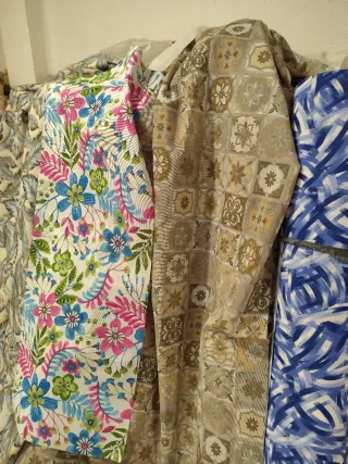 Telas de loneta con estampado floral