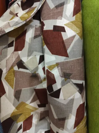 Telas de loneta con estampado floral