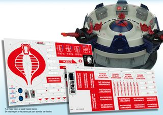 Gi joe repro pegatinas Terror drome