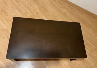 Mesa baja elevable de madera