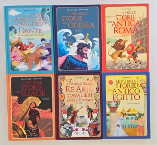 Set completo 12 libri Gribaudo Le più belle storie