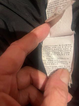 Plumas Max Mara Weekend Negro