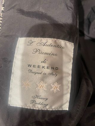 Plumas Max Mara Weekend Negro