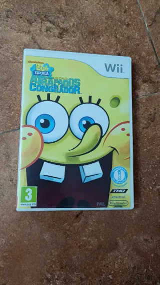 Bob Esponja: Atrapados en el Congelador Wii