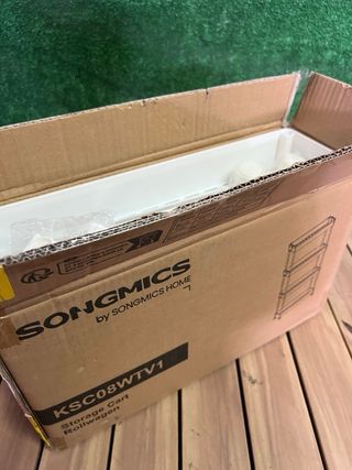 SONGMICS Carro de almacenamiento de 4 niveles