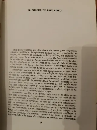 Vascologia de bolsillo. Folclore, etnografía vasca