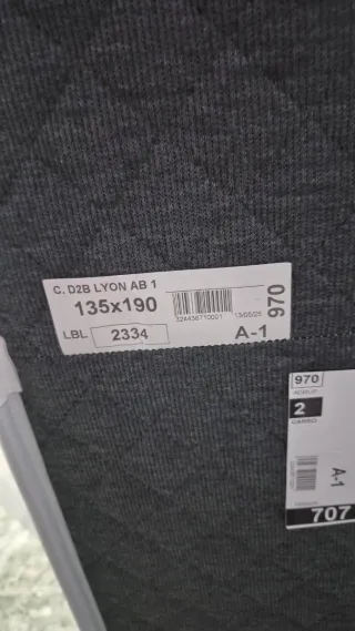 Colchón 135x190 C. D2B LYON AB 1