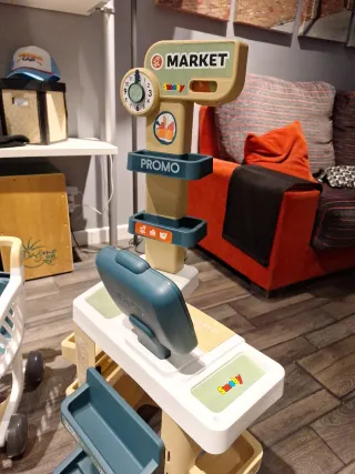 Supermercado Juguete con Carrito