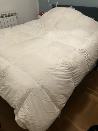 Edredón plumón 200x200cm Golden Dream