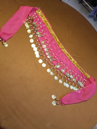 Disfraz Moruno Niña Rosa con Monedas