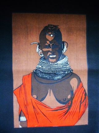 N° 3 Dipinti Etnico