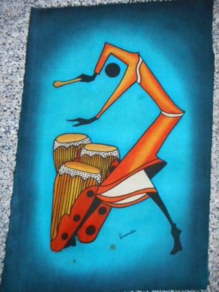 N° 3 Dipinti Etnico