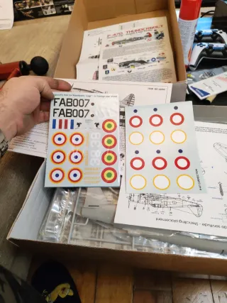 Maqueta Republic P-47D Thunderbolt 1/32