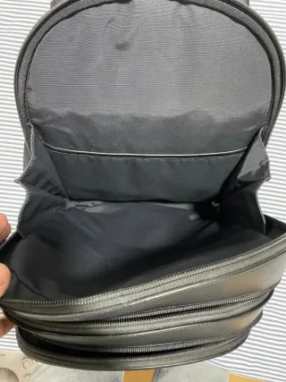 Mochila Montblanc Negra Piel