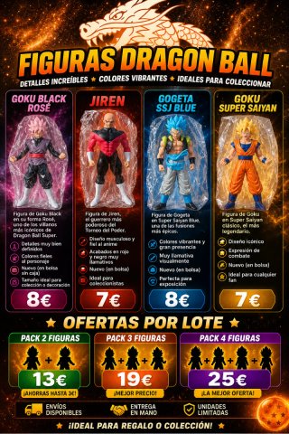 Figura Dragon Ball – Goku Black Rose – 7 €