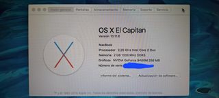 Macbook A1342 finales 2009