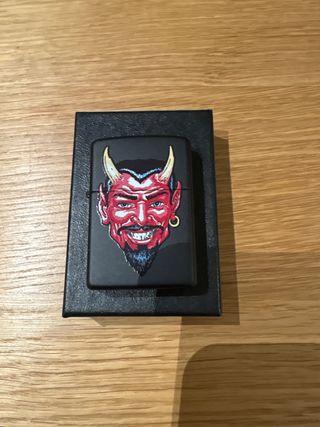 Zippo Old Nick Devil Nero Opaco