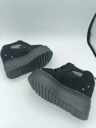 Zapatos plataforma negros