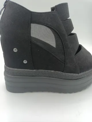 Zapatos plataforma negros