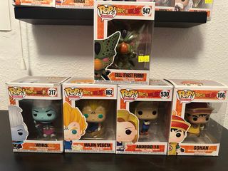 Funko Pop Dragon Ball Z: Cell, Whiss, Gohan, Majin