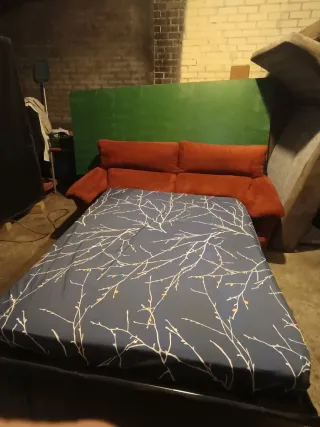 Sofá Cama Rojo