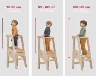 Torre Montessori Bianconiglio Kids Blanca