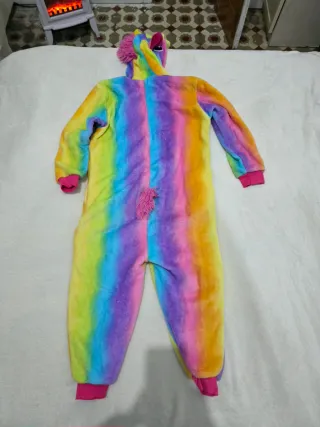 Pijama Unicornio Arcoíris Talla 10