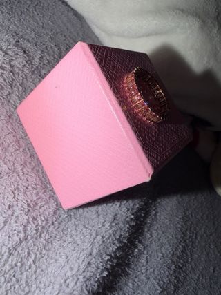 Anillo Swarovski Matrix Baguette Rosa