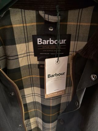 Barbour Beaufort Wax Jacket (sage, 44) - BNWT