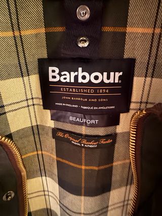 Barbour Beaufort Wax Jacket (sage, 44) - BNWT