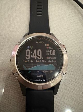 Garmin Fenix 5 Plata/Negro