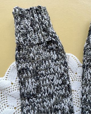 Meias de lã artesanais