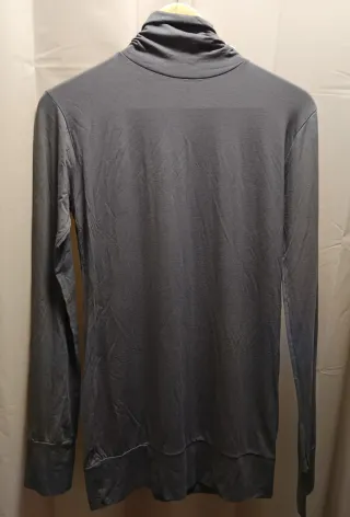 Jersey de cuello alto gris