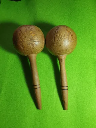 Maracas vintage Cubanas Artesanales