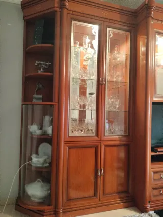 Mueble de salón cerezo