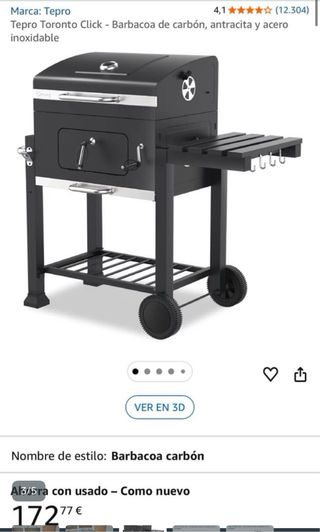 Barbacoa carbón y leña