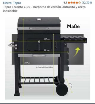 Barbacoa carbón y leña