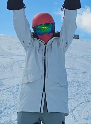 Chaqueta Snow Burton Blanca Talla L