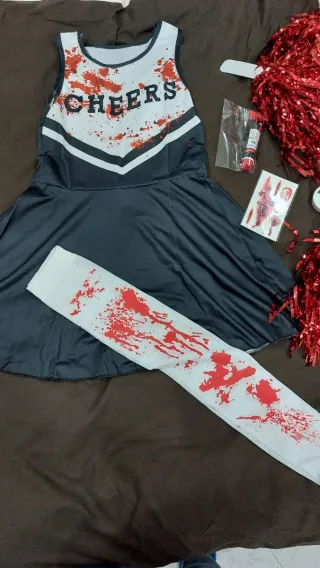 Vestito Carnevale Bambina Zombie + Accessori